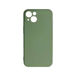 Capa de Silicone Mole para Apple iPhone 14 Verde Capa de Silicone Mole para Apple iPhone 14 Verde